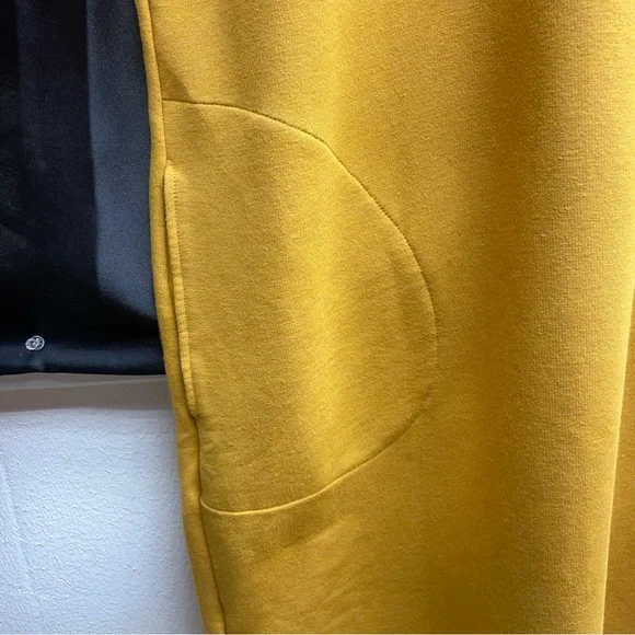 Calvin Klein Gold Notched V-Neck Short Sleeve Tunic Dress Sz 3X - Picture 7 of 8